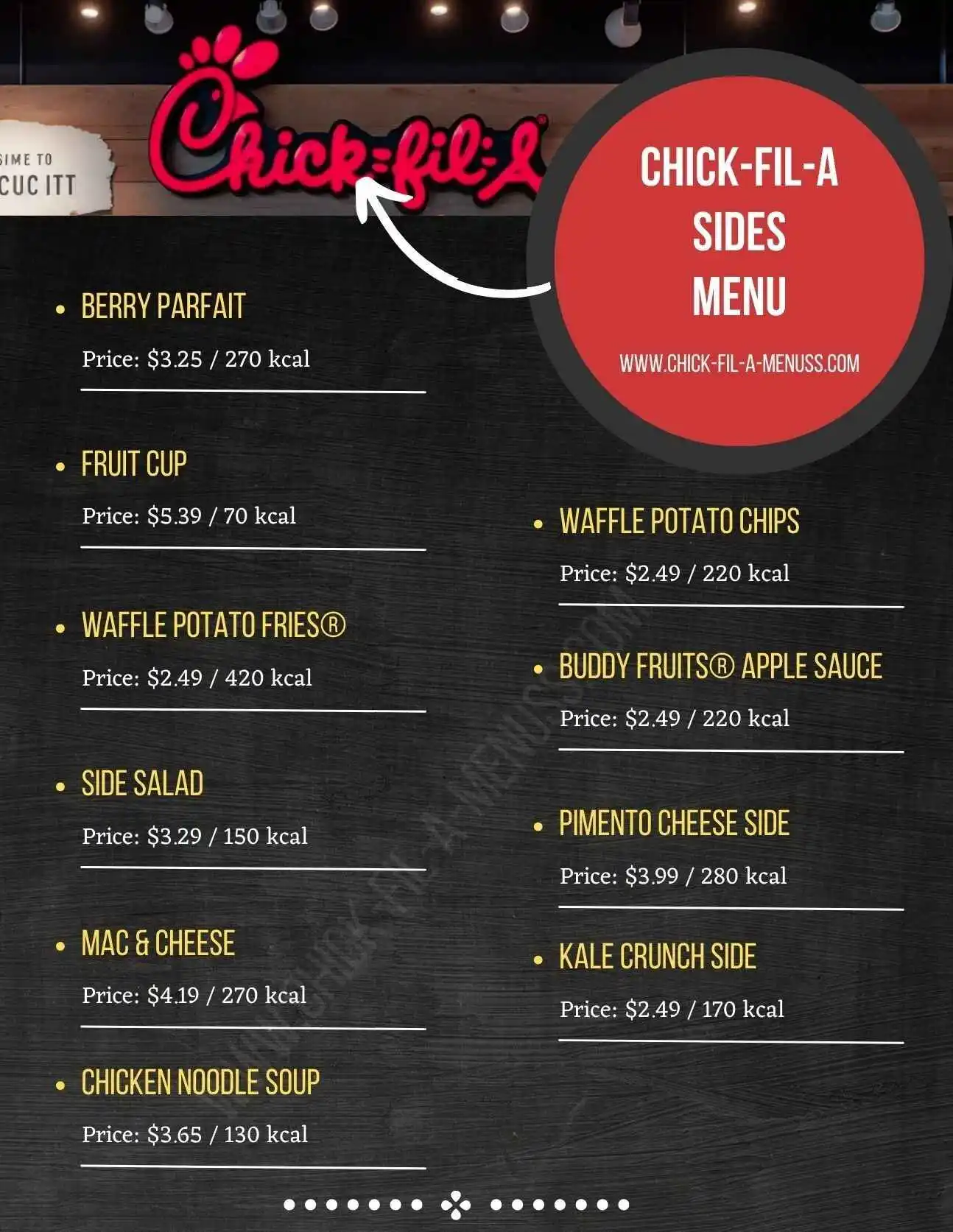 Chick-fil-A-Sides Menu